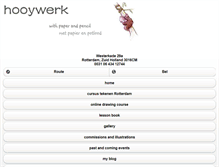 Tablet Screenshot of hooywerk.com